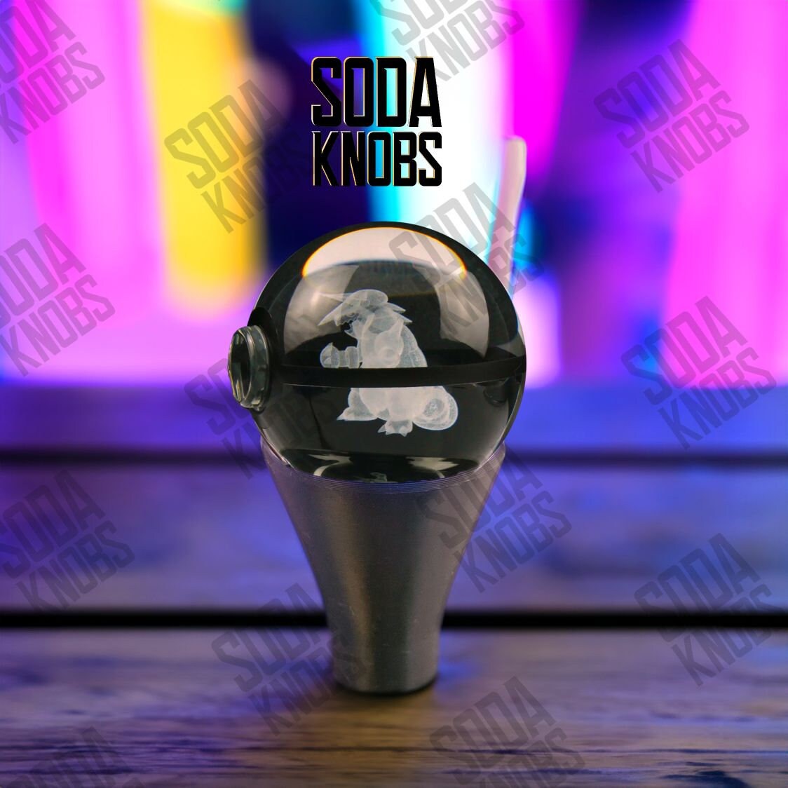 Aggron - Crystal Pokeball Shift Knob - Your Drive - Your Design!