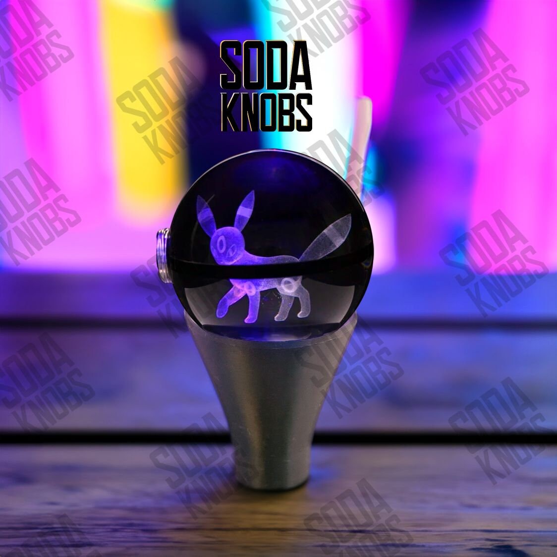 Umbreon - Crystal Pokeball Shift Knob - Your Drive - Your Design!